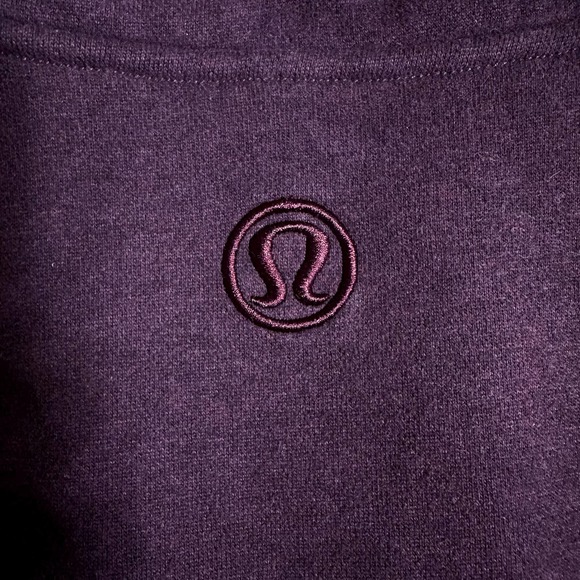 LULULEMON SCUBA HOODIE FULL ZIP UP PURPLE FLEECE LINED JACKET SZ 8 - Picture 6 of 8